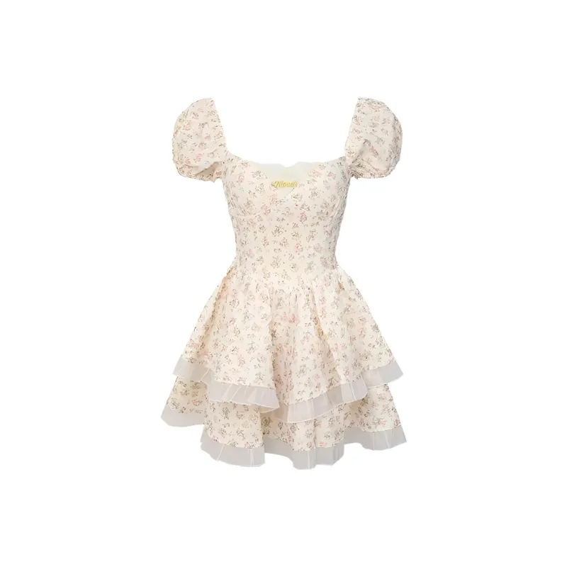TENNE GIRL Short Sleeved Dress Women's Multicolor-0