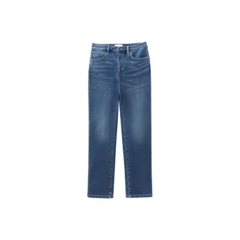 OVV Jeans Women's Denim Blue Solid Color A2