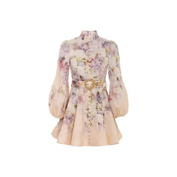Zimmermann Long Sleeved Dress Women's Multicolor