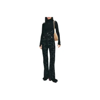 CHANEL NEIGE Ski Series 24 New Fall And Winter Arrivals Jumpsuit Women's Black Silver