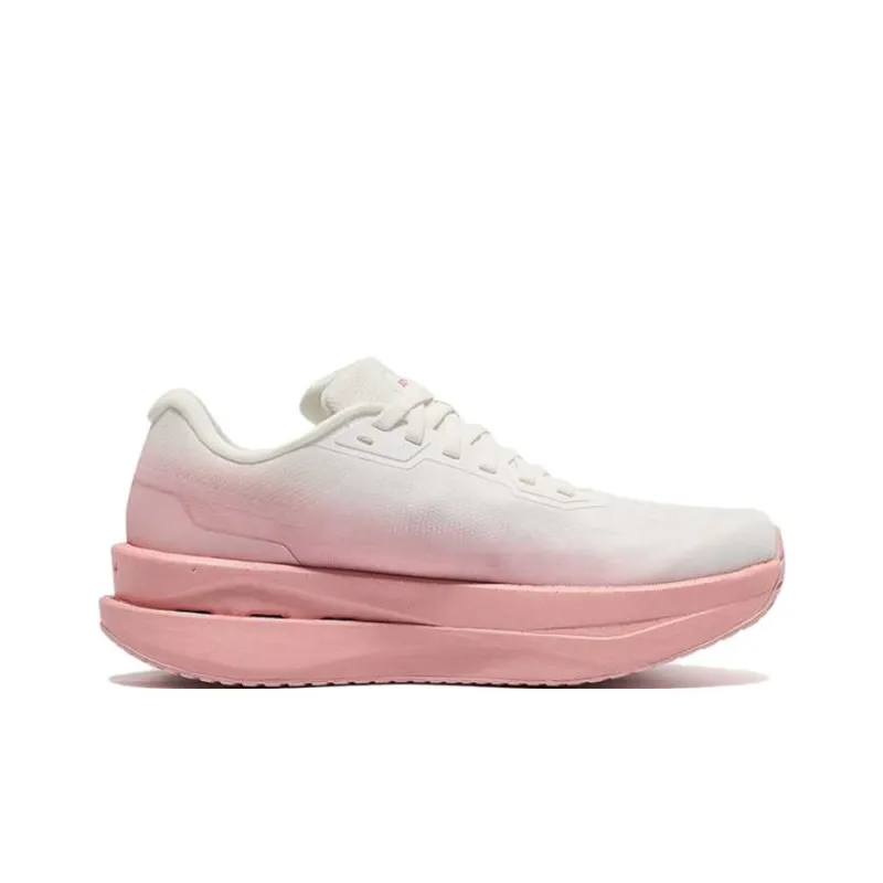 Saucony Cushioning, Wear Resistant Low Top Running Shoes Women's White Pink-1