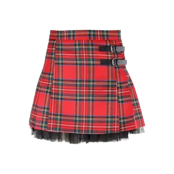 Valentino FW21 Casual Short Skirts Women's Red