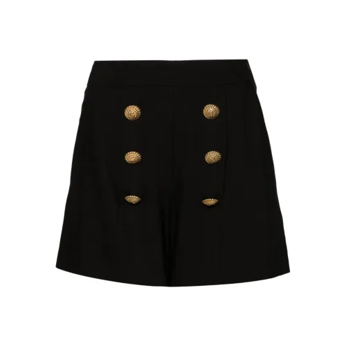 BALMAIN Button Embellished Rear Zipped Shorts