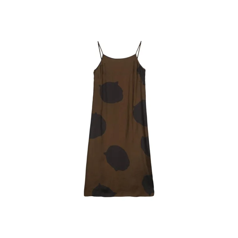 UMA WANG Anaya Abstract print Midi Dress-0