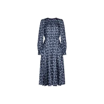 MaxMara Long Sleeved Dress Women's Dark Blue