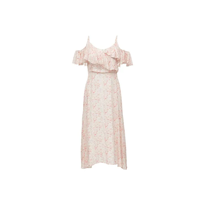 ONLY Long Sleeved Dresses Women's HB5 Cherry Blossom All Over Print FLORAL_SAKURA_PINK_S-0