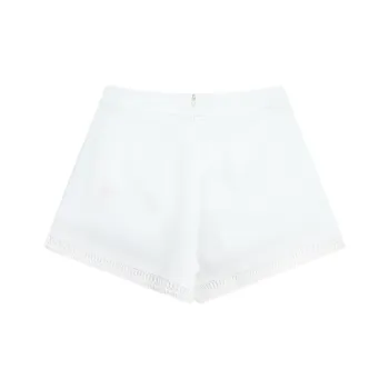 FAIRFAFO Casual Shorts Women's White