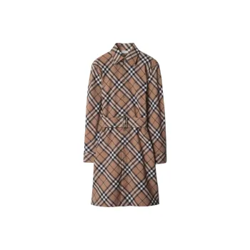 Burberry Long Sleeved Buttoned Checked Shirt