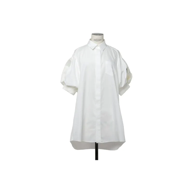 Sacai Poplin Mini Dress-0
