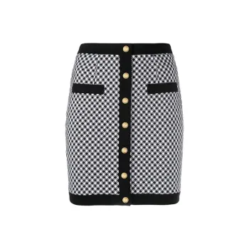 BALMAIN FW21 Skirt Women's Black