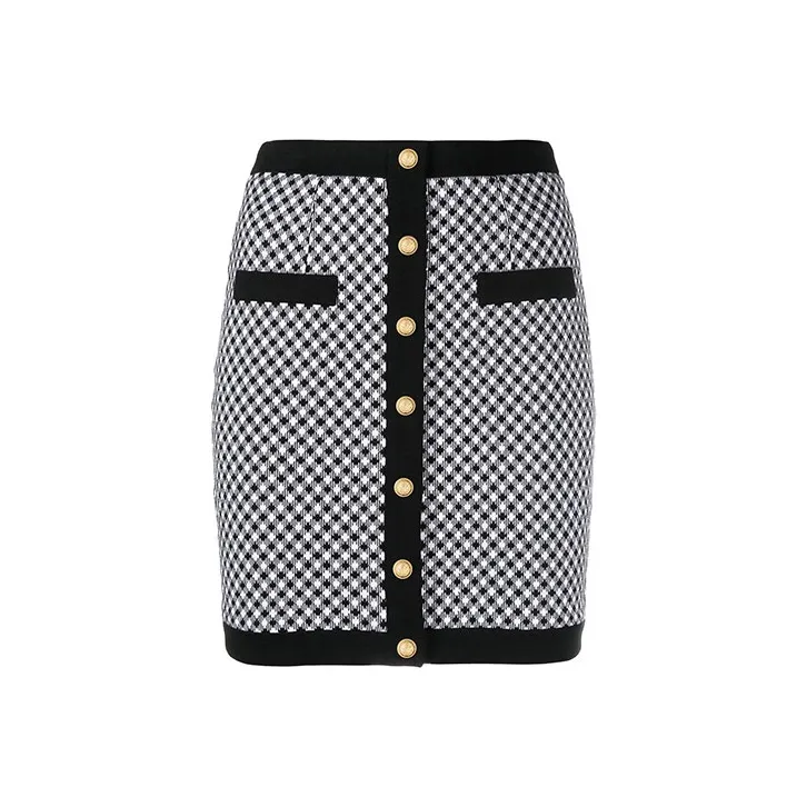 BALMAIN FW21 Skirt Women's Black-0