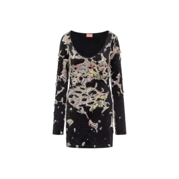 DIESEL Pattern Mini Dress