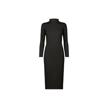 PLEATS PLEASE ISSEY MIYAKE Long-Sleeved Dresses Women's Black