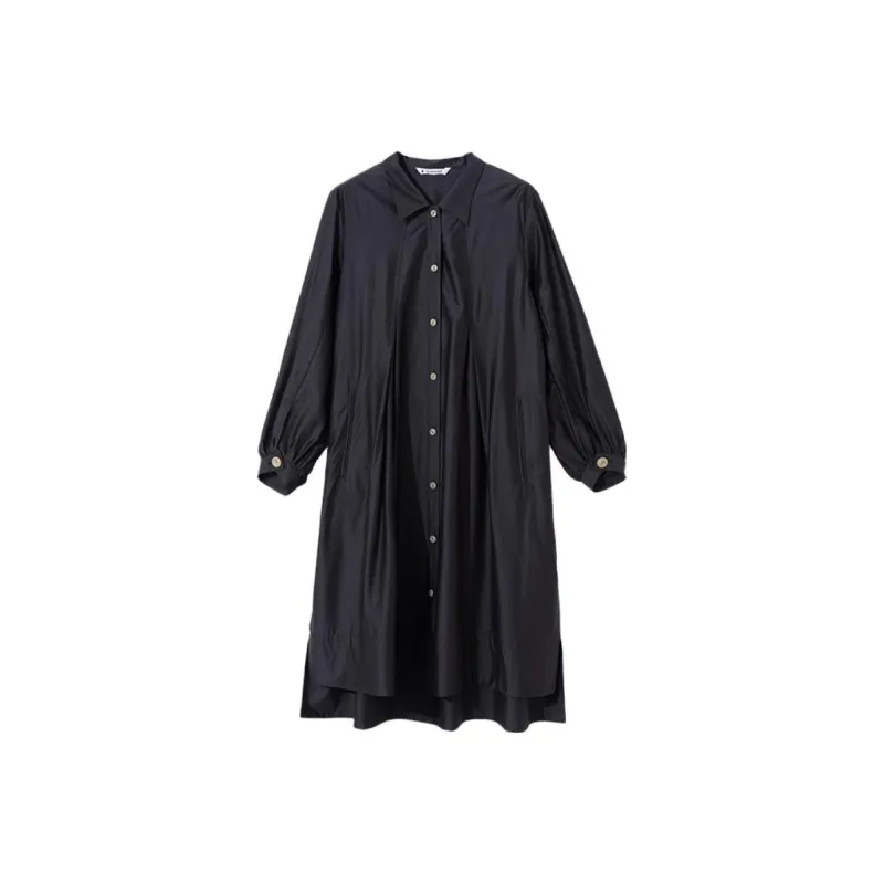 Broadcast Long-Sleeved Dresses Women's Black-0