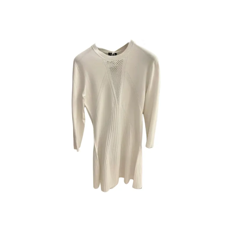 CHANEL FW24 Long Sleeved Dress Women's White-0