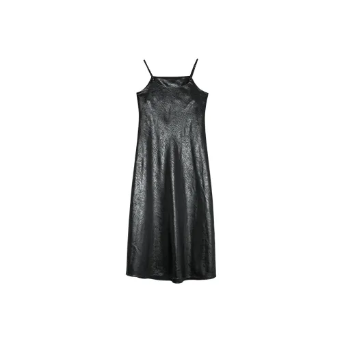 THE SEA LIFE Slip Dress Women's Black Mage