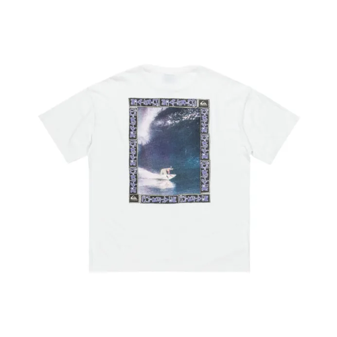 Quiksilver Sunrise Bowl T Shirt Men's White-1