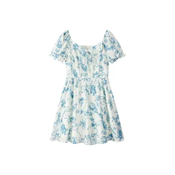 LEDIN Short Sleeved Dress Women's Sail Blue