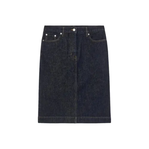 ARKET Denim Long Skirts Women's Dark Blue