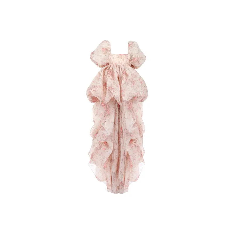 Selkie Short Sleeved Dresses Women's Pink-0
