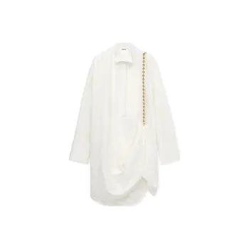 LOEWE FW23 Long Sleeved Dresses Women's White