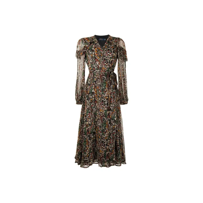 Polo Ralph Lauren Long-Sleeved Dresses Women's Multicolor-0