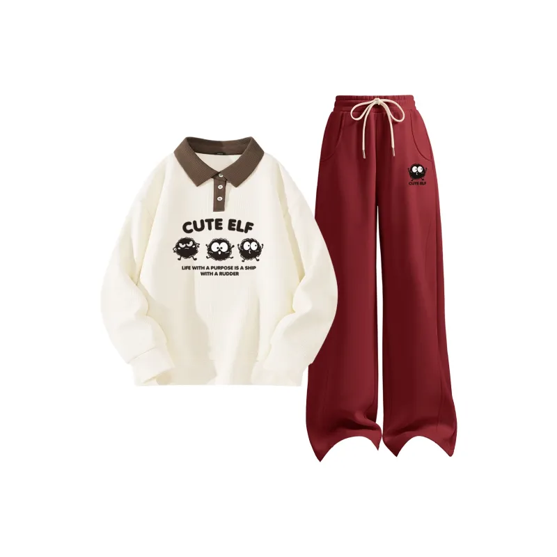 MINISO Sweatshirt Sets Women's-4