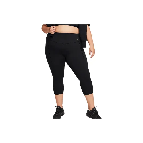 Nike Universa Women's Medium-Support High-Waisted Cropped Leggings With Pockets girls Size