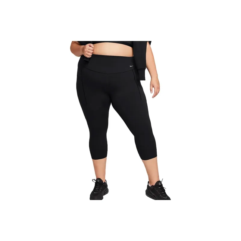 Nike Universa Women's Medium-Support High-Waisted Cropped Leggings With Pockets Plus Size-0