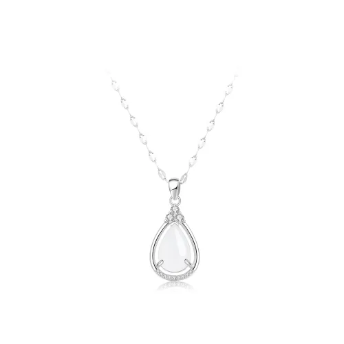 Love Link Chalcedony Necklaces Women's