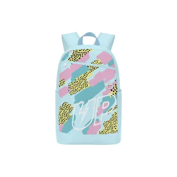 TURN UP Polyester Backpack Unisex Light Blue