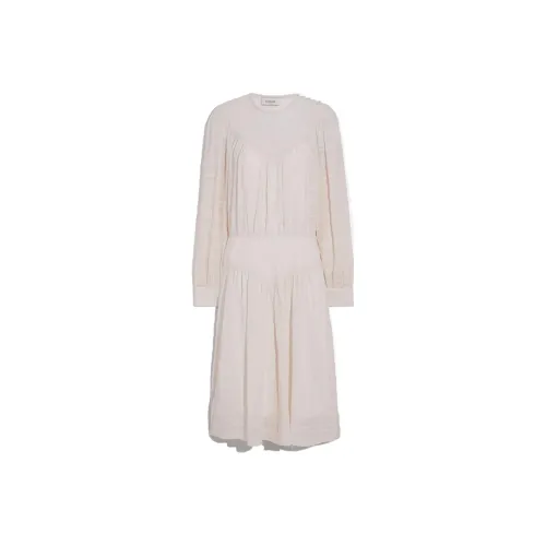 COACH Long Sleeved Dresses Women's Pink