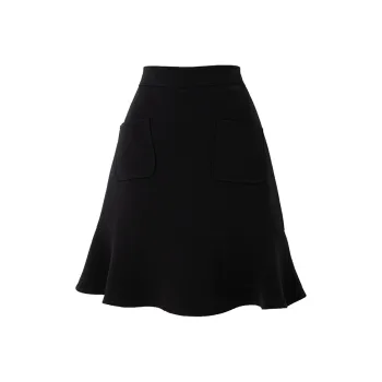 SOON FLOWER Casual Short Skirts Spring Women's Black