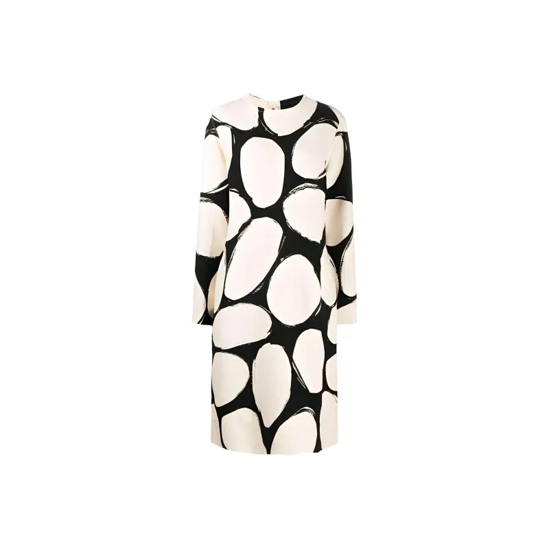MARNI Circles Print Shift Dress-0