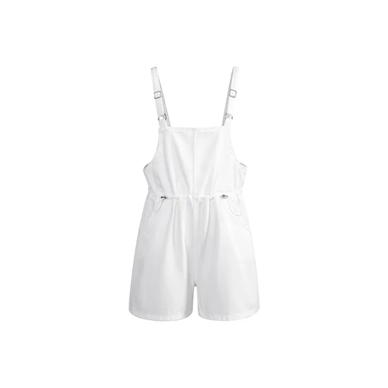 Wen Shan Overalls Women's White-0