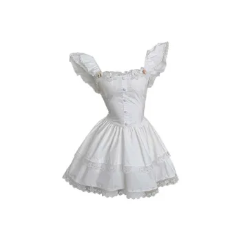 Qiuerle Short Sleeved Dress Women's