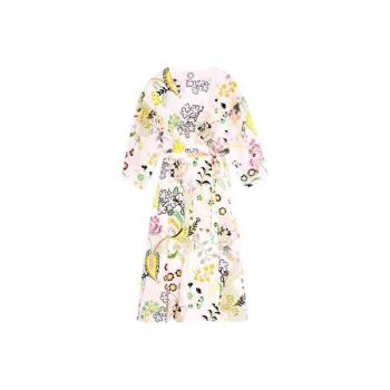 INES DE LA FRESSANGE Long Sleeved Dress Women's White
