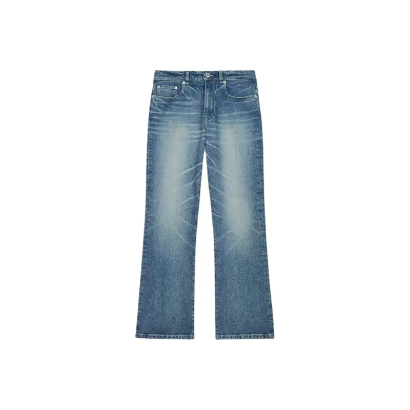 KENZO Bara Cropped Denim Jeans-0