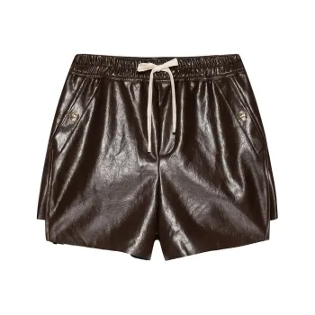 DKNY Casual Shorts Women's Dark Coffee