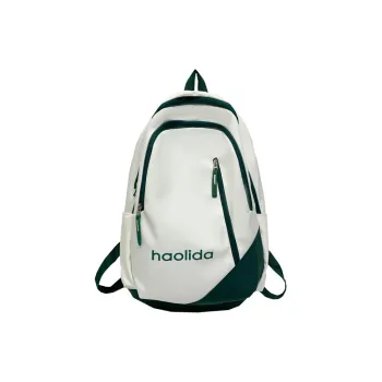 Single Warehouse Nylon Backpack Unisex White/Pink/Blue/Green/Black