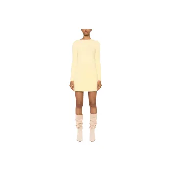 Blumarine Long-Sleeved Dresses Women's Yellow