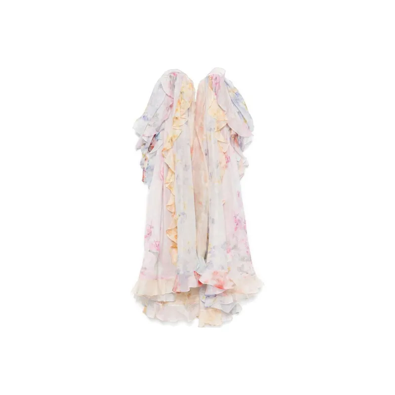 Zimmermann Strapless Ruffle Maxi Dress-0