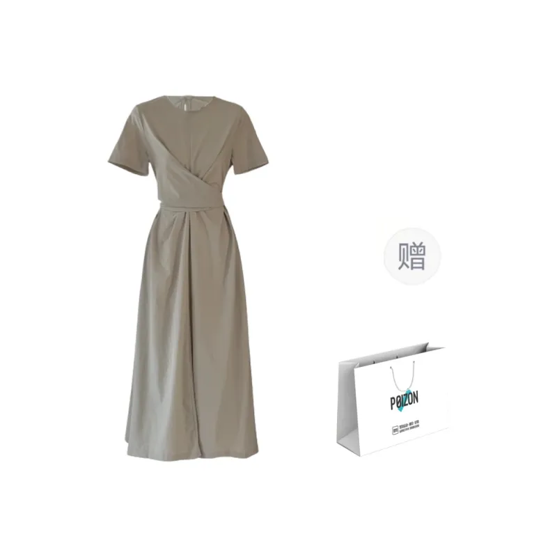 TURN UP Short Sleeved Dresses Women's-0