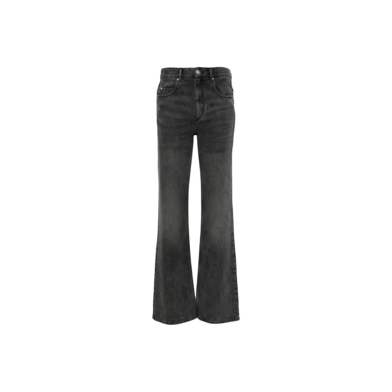 Isabel Marant Belvira High rise Bootcut Jeans-0