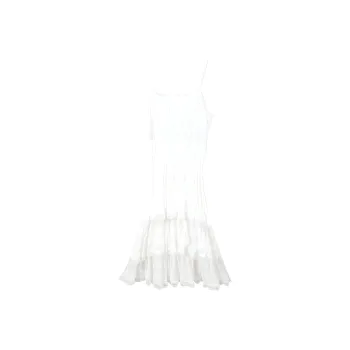 Udon House Slip Dress Women's White
