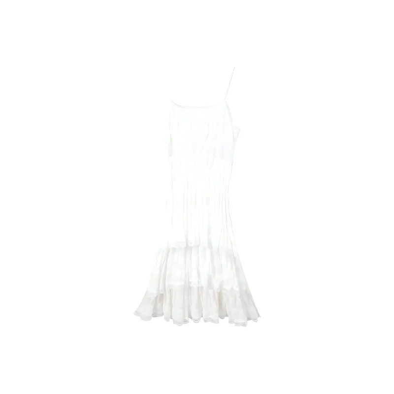 Udon House Slip Dress Women's White-0