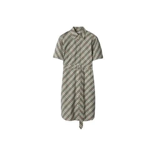 Burberry sweater Belted Shirt Mini Dress