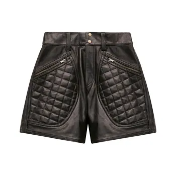 ISABEL MARANT Candice Leather Shorts