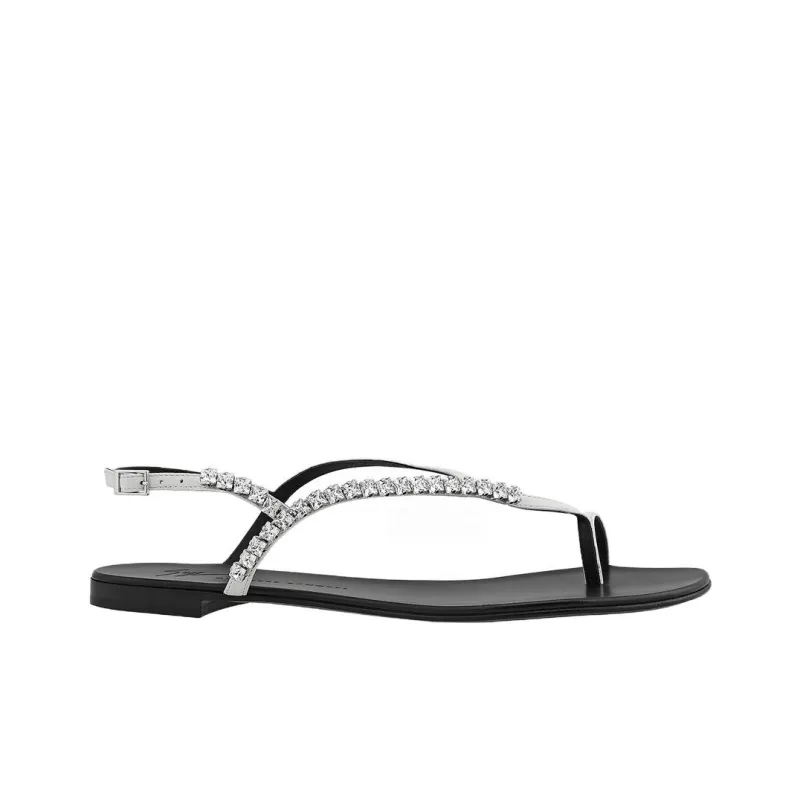 Giuseppe Zanotti/GZ Cortina One Strap Sandals Women's Black-1