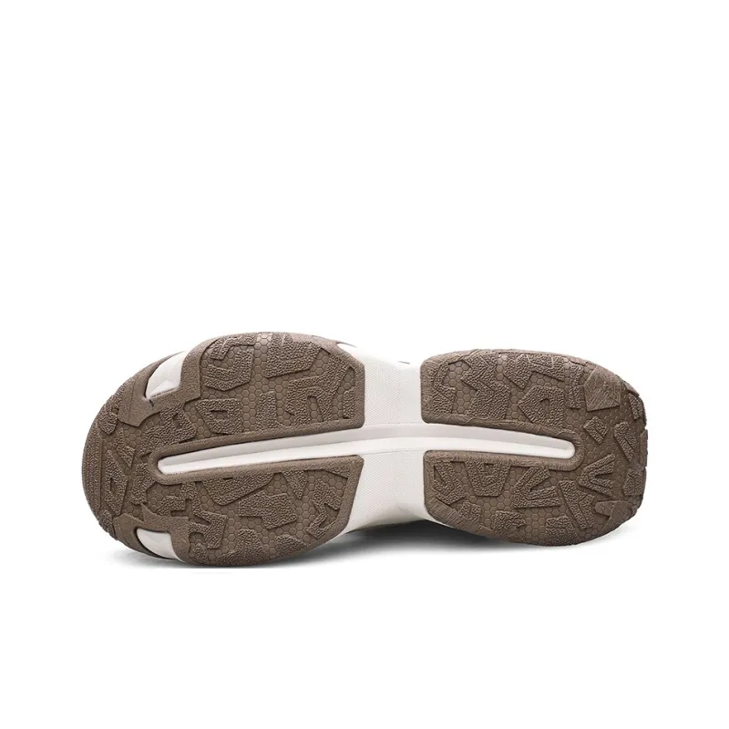 Wen Nai Low Top Casual Shoes Men's Beige-3